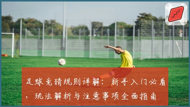 足球竞猜规则详解：新手入门必看，玩法解析与注意事项全面指南
